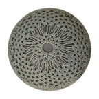 Crotchet Sea Green Footstool